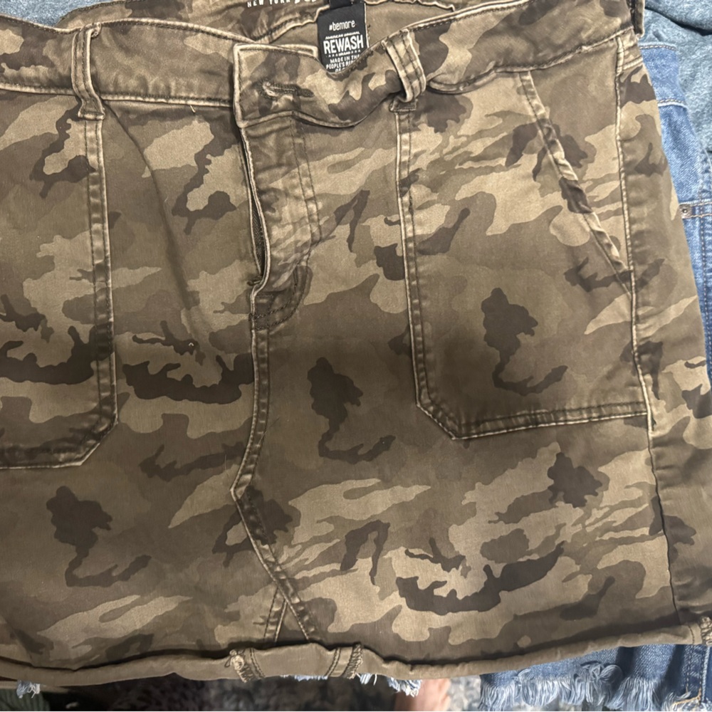 Camouflage Mini Skirt